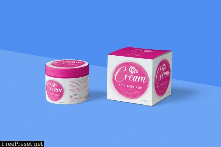 Cosmetic Cream Mockups DDWS33