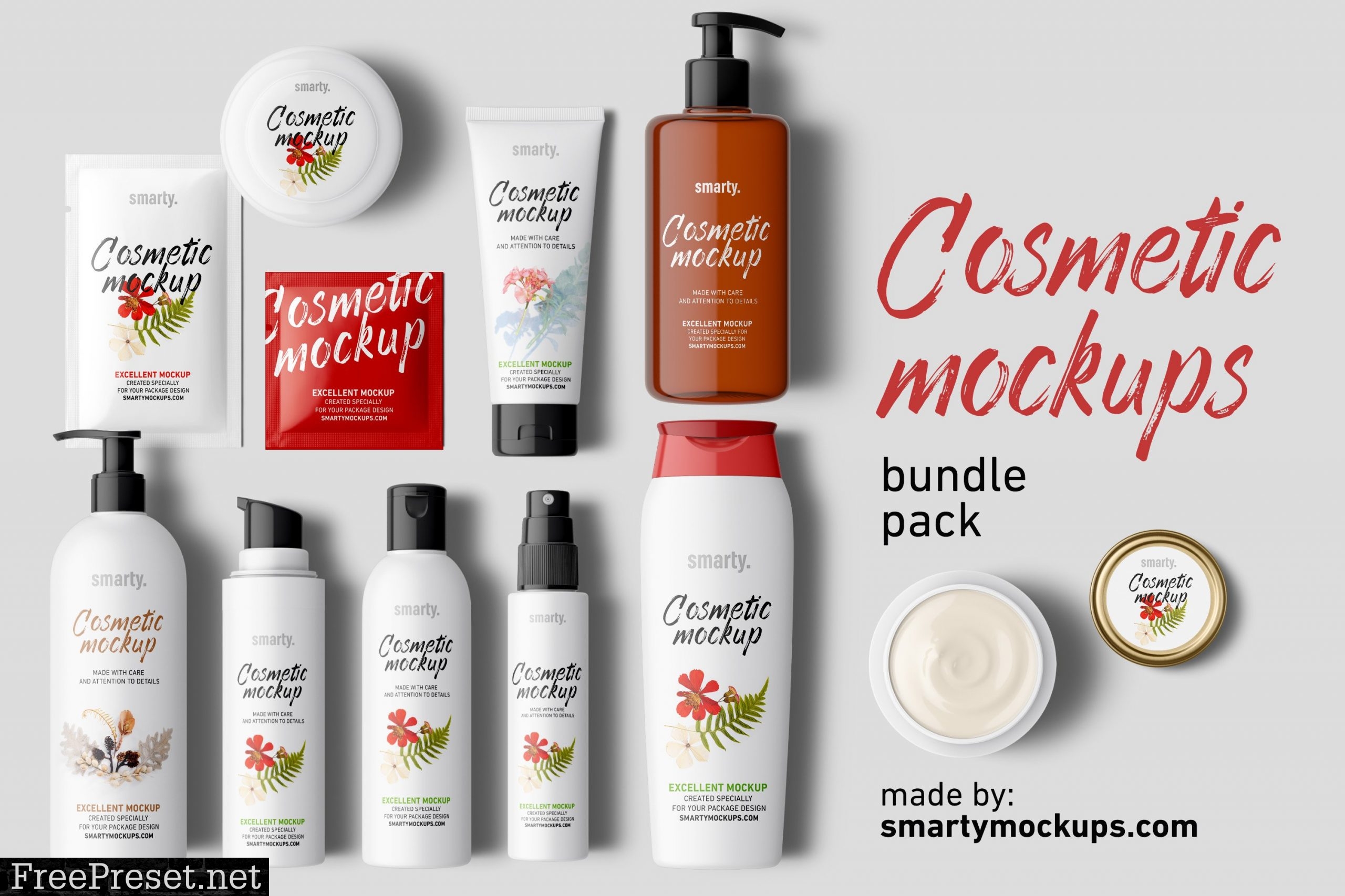 Cosmetic Mockups Bundle Pack 3072576