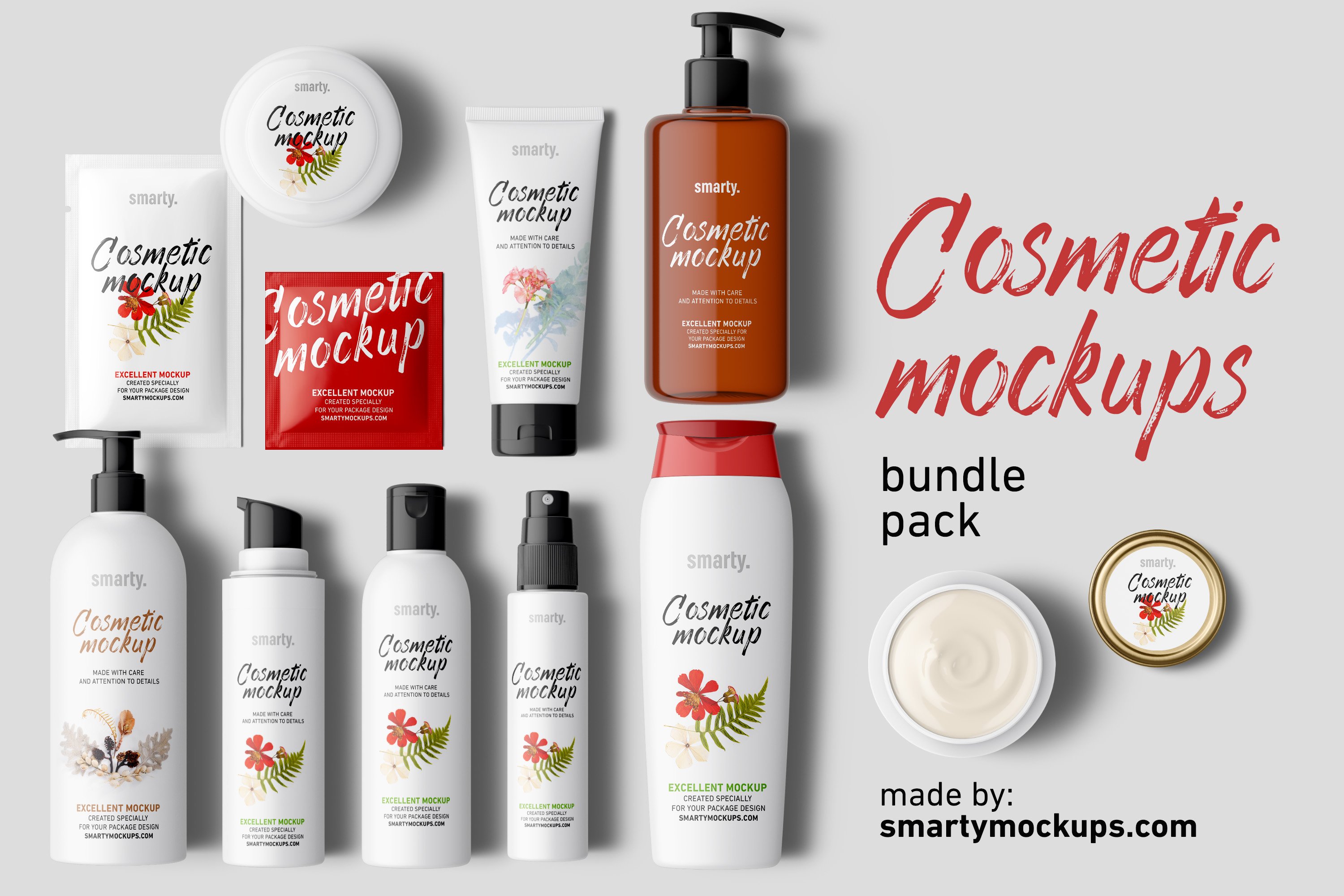 Cosmetic Mockups Bundle Pack 3072576