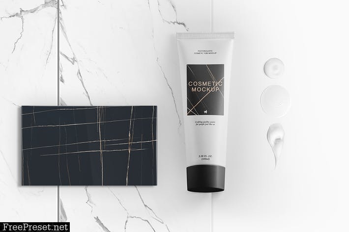 Cosmetic Tube Packaging Mockup NBJHWX