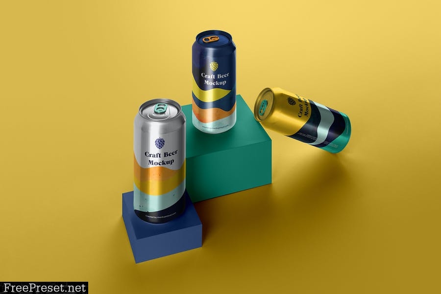 Craft Beer Packaging Mockups Vol. 1