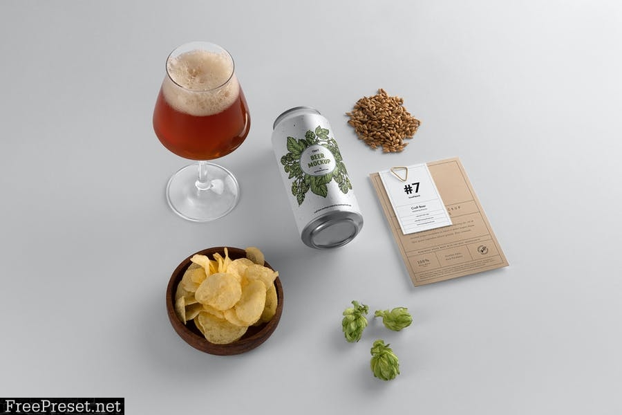 Craft Beer Packaging Mockups Vol. 1