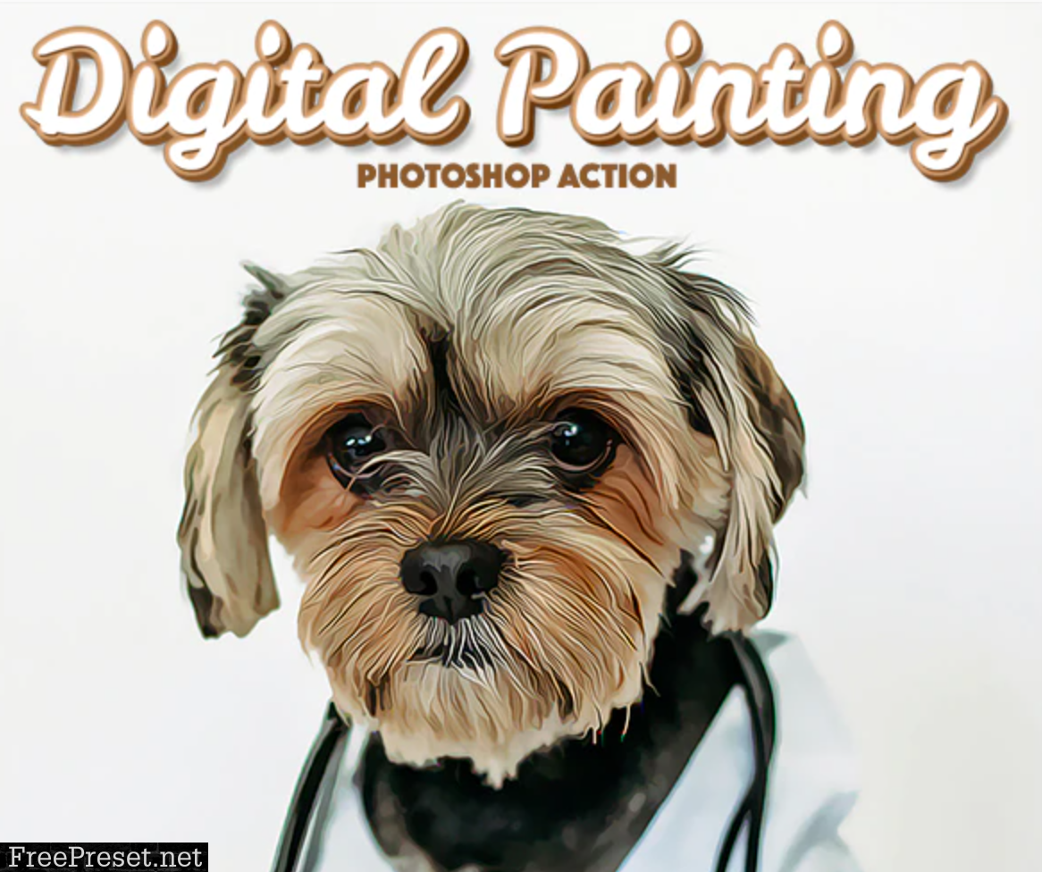 Digital Painting Photoshop Action 30333660