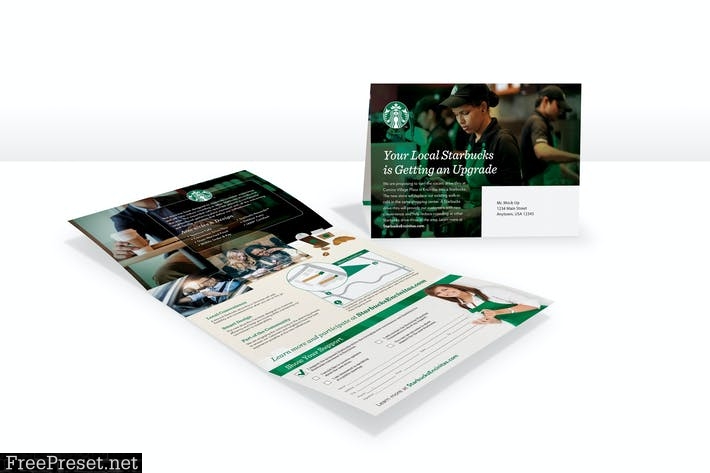 Direct Mail Smart Object Mock-Up PSD KBGXQZ