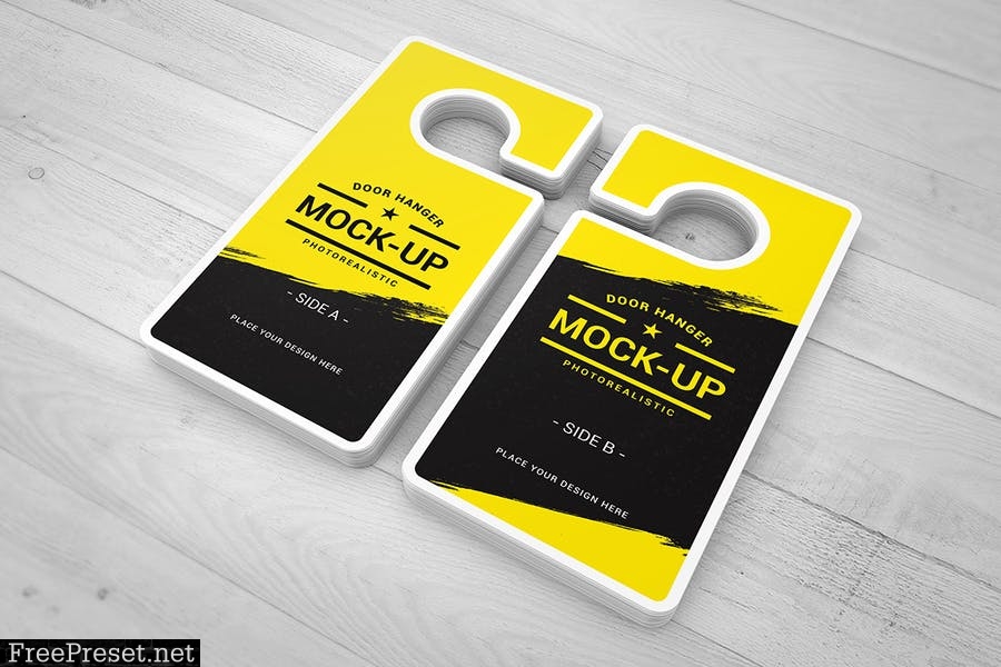 Door Hanger Mockups