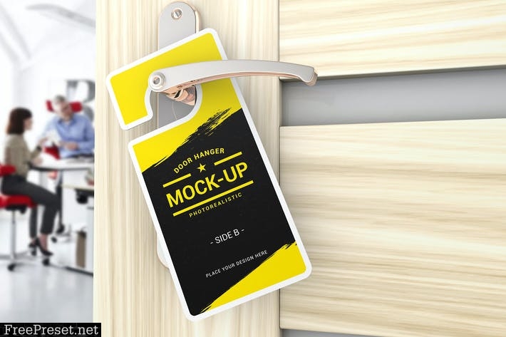 Door Hanger Mockups