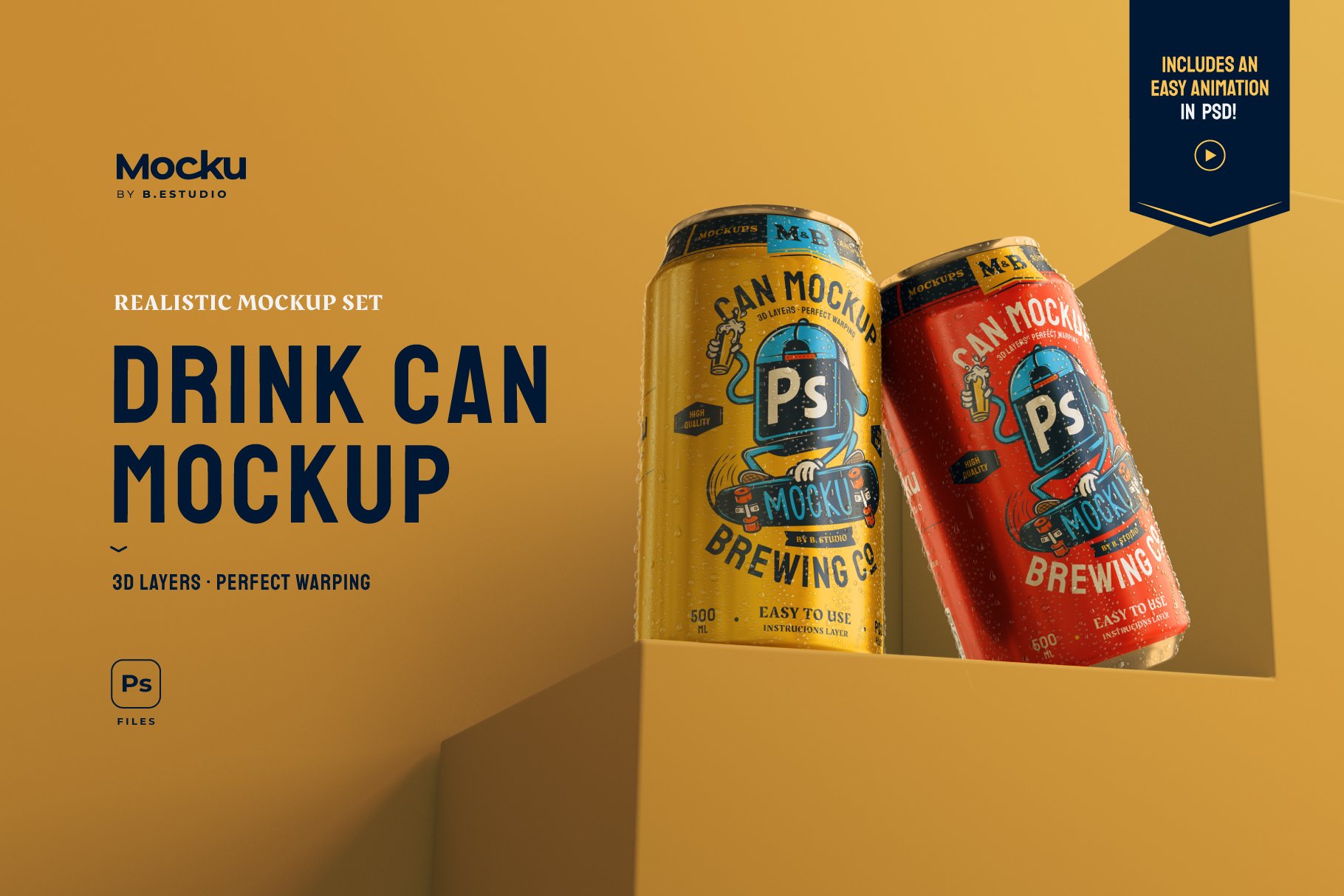 Drink Can Mockup Set 5960720