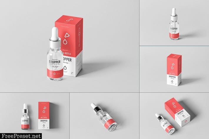 Dropper Bottle Mock-up 4  4Z8JB7