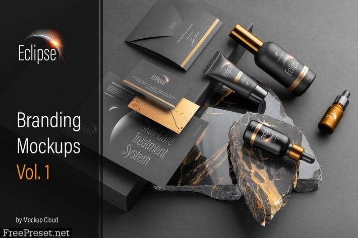 Eclipse – Cosmetics Branding Mockups Vol. 1