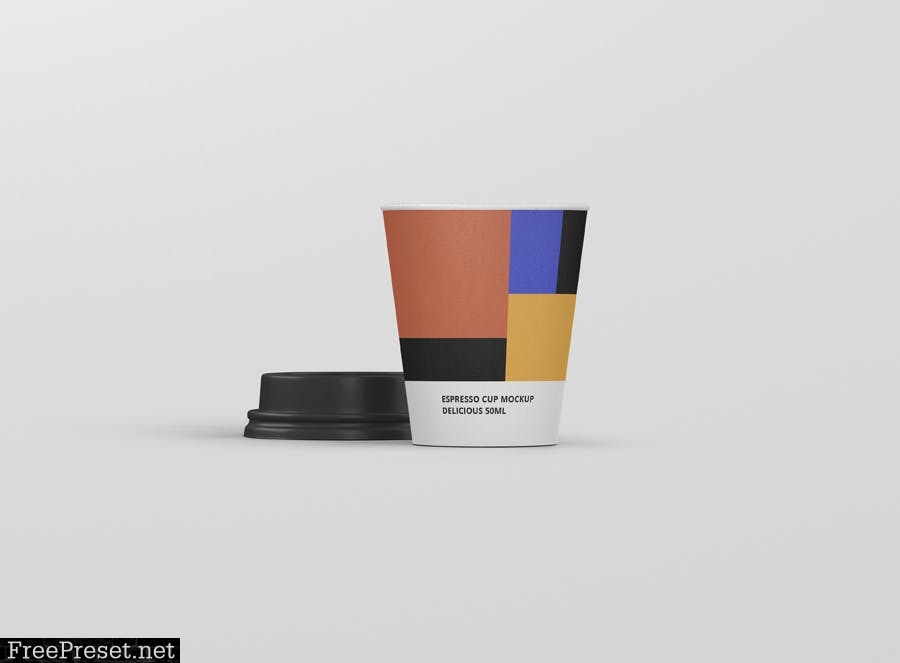 Espresso Coffee Cup Mockup