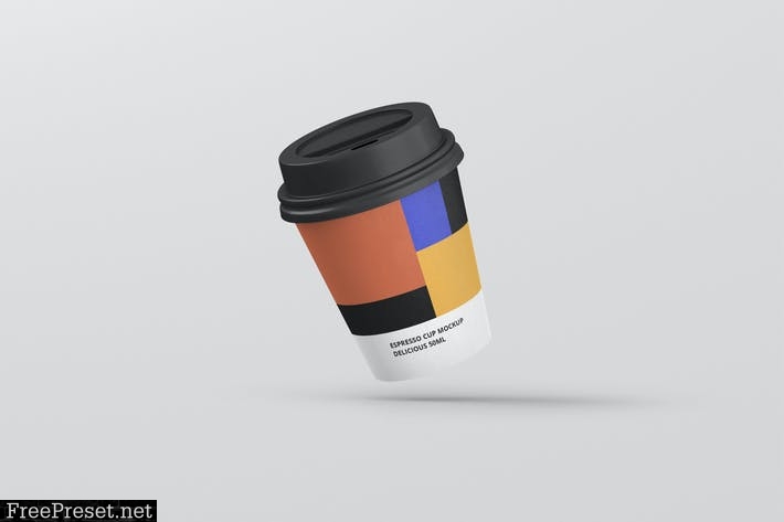 Espresso Coffee Cup Mockup