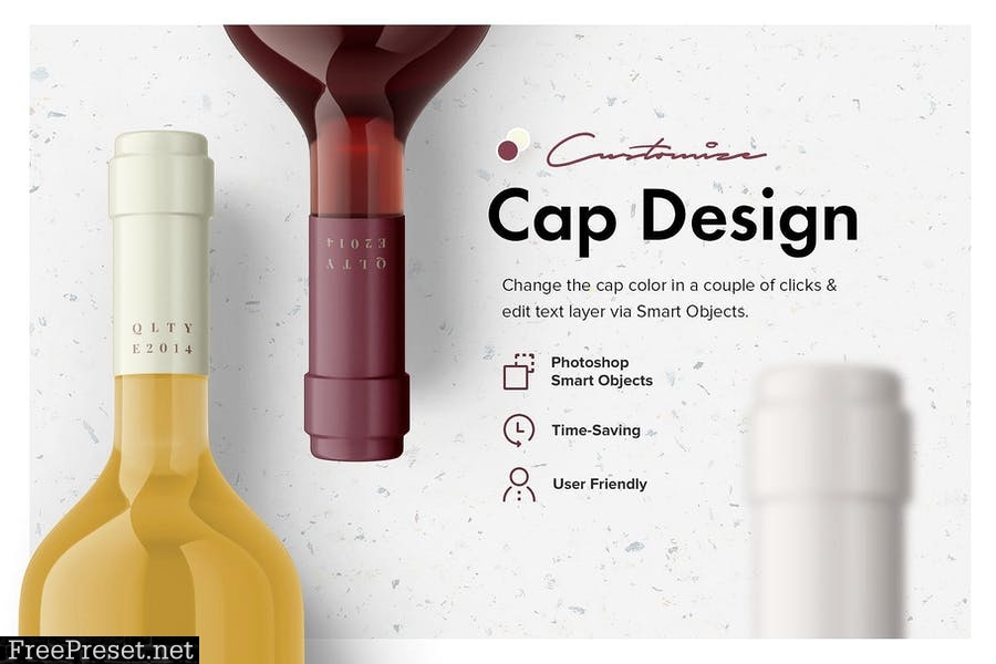 Essential Wine Bottle Mockup Set