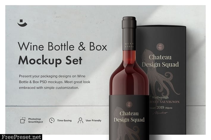 Essential Wine Bottle Mockup Set