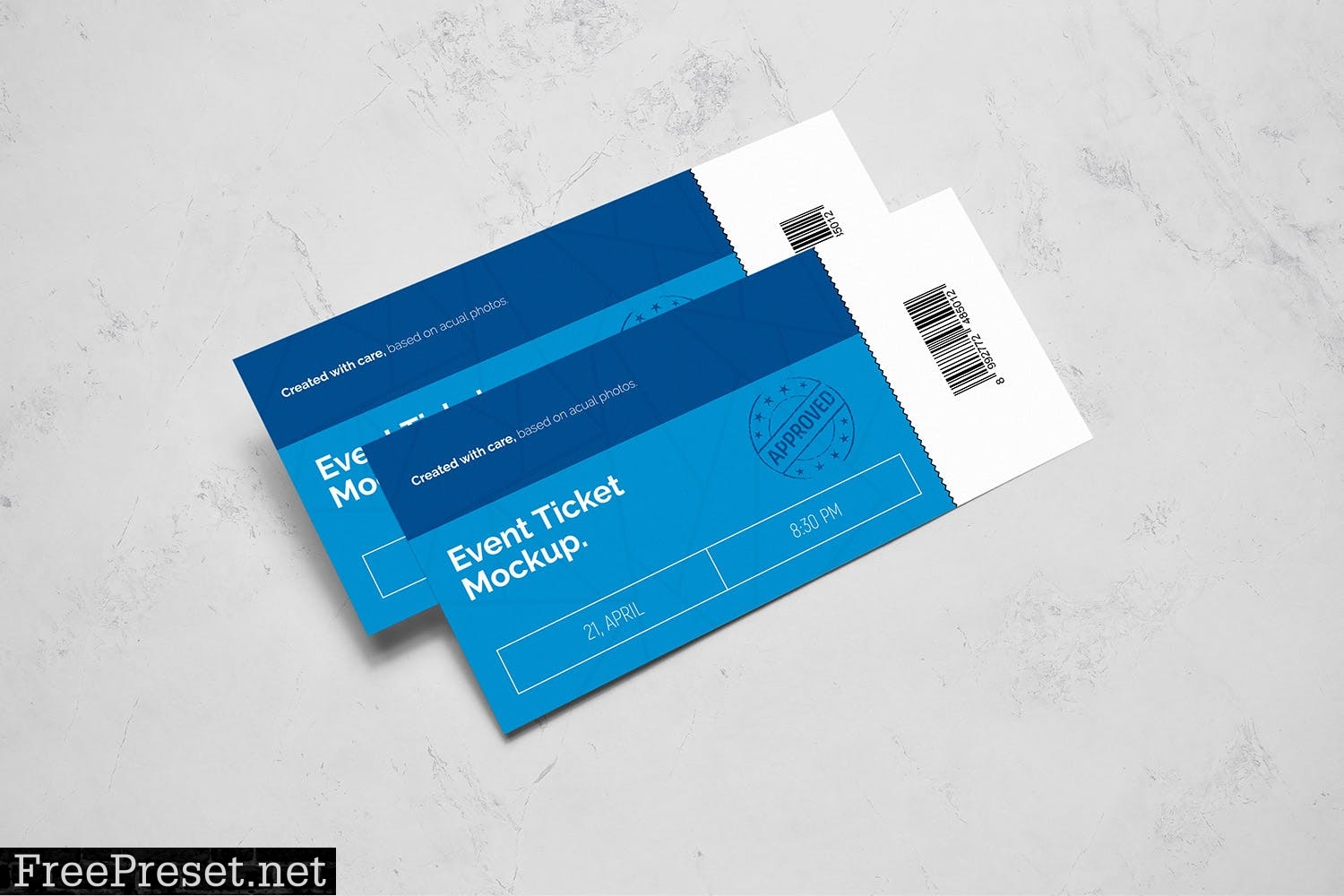 Event Ticket Mockup R93MR98