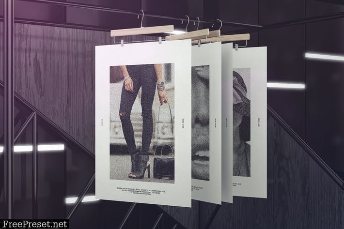 Exhibition Poster Framework Mockups