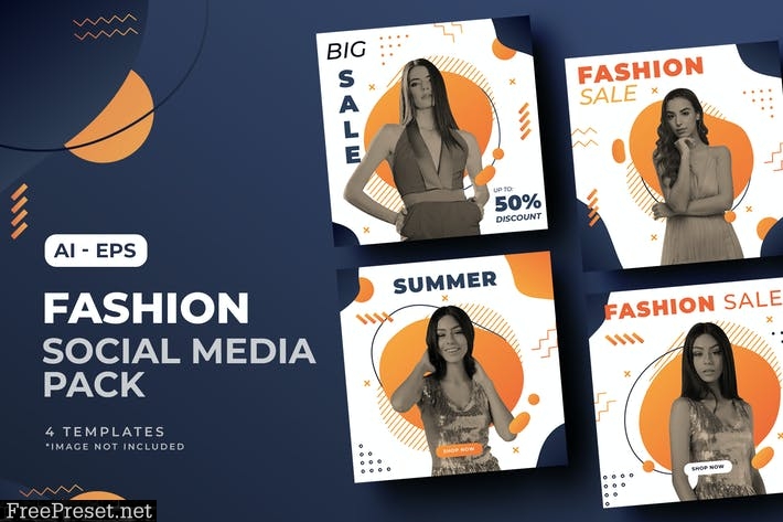 Fashion Sale Social Media Post Template MZWJNZH