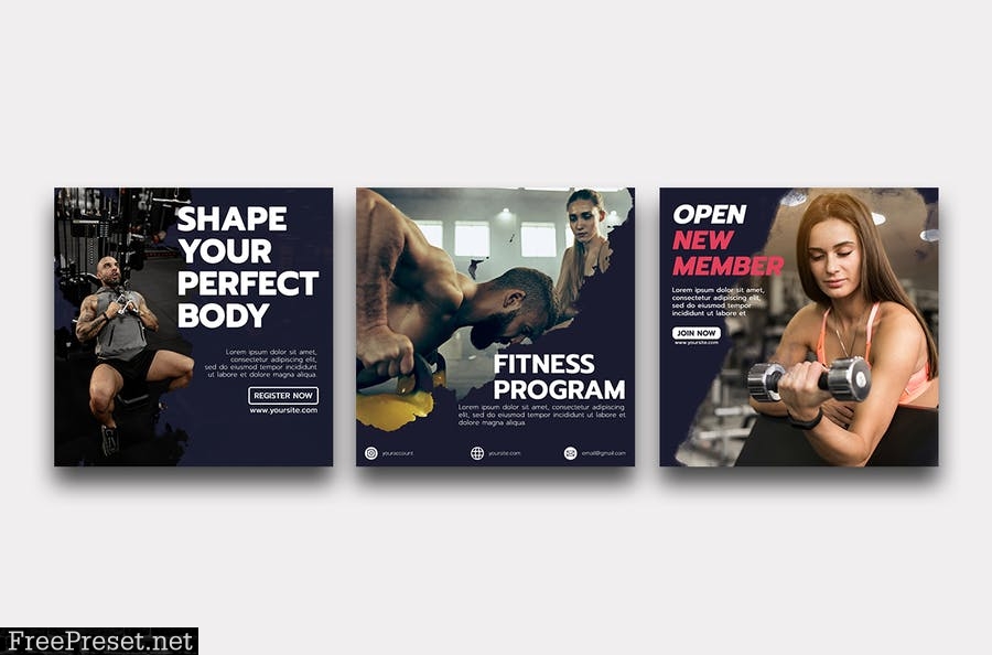 Fitness Instagram Template WG2HZT3