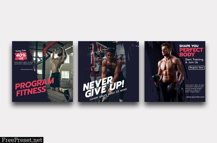 Fitness Instagram Template WG2HZT3