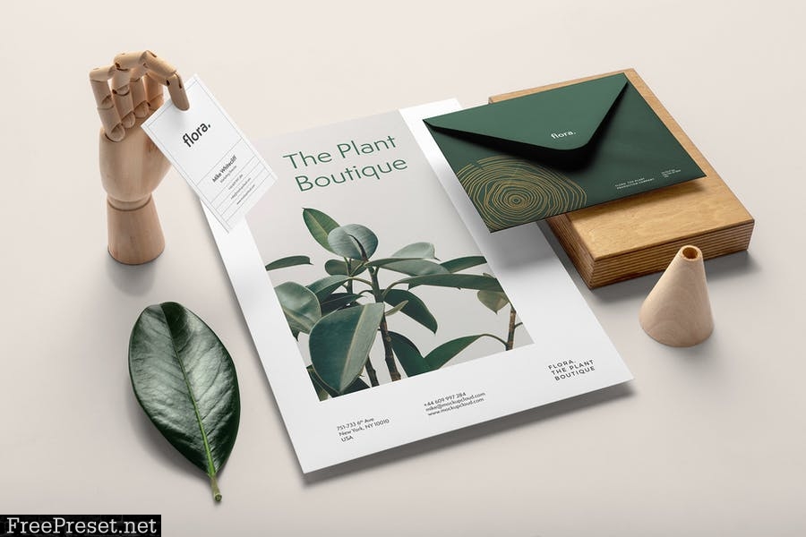 Flora Branding Mockup Vol. 2