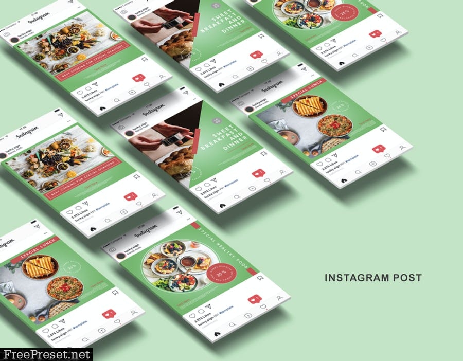Food Instagram Story & Post FGGDR7Z