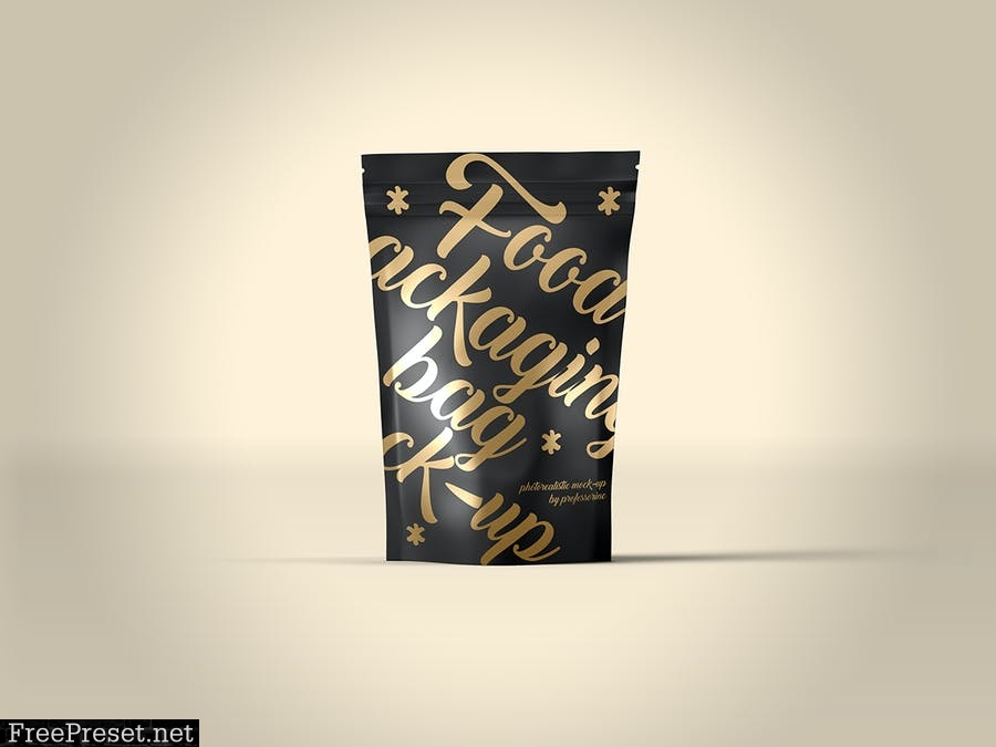 Food Packaging Bag Mock-Up