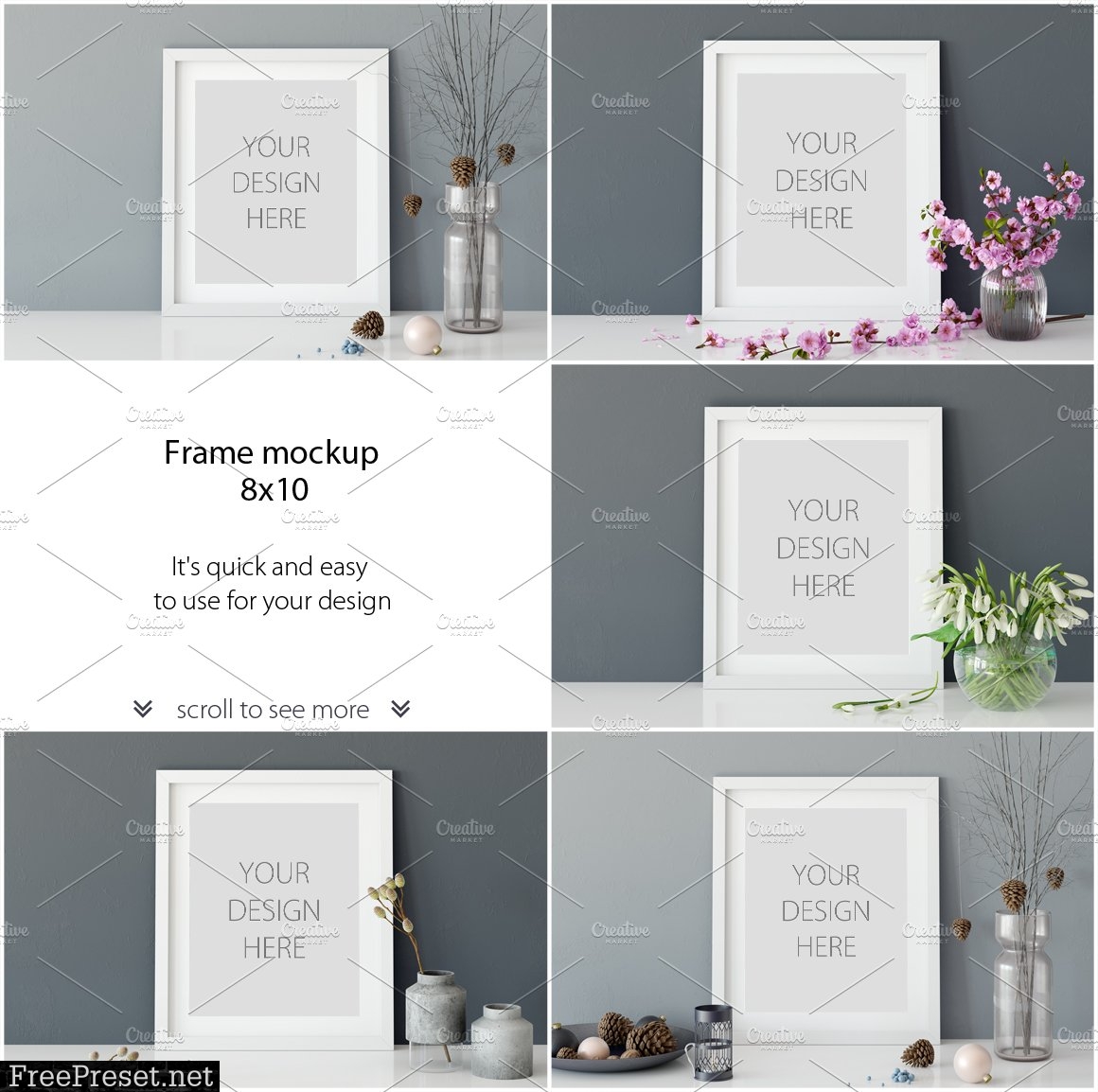 Frames Mockup 8x10 - PACK 1472942