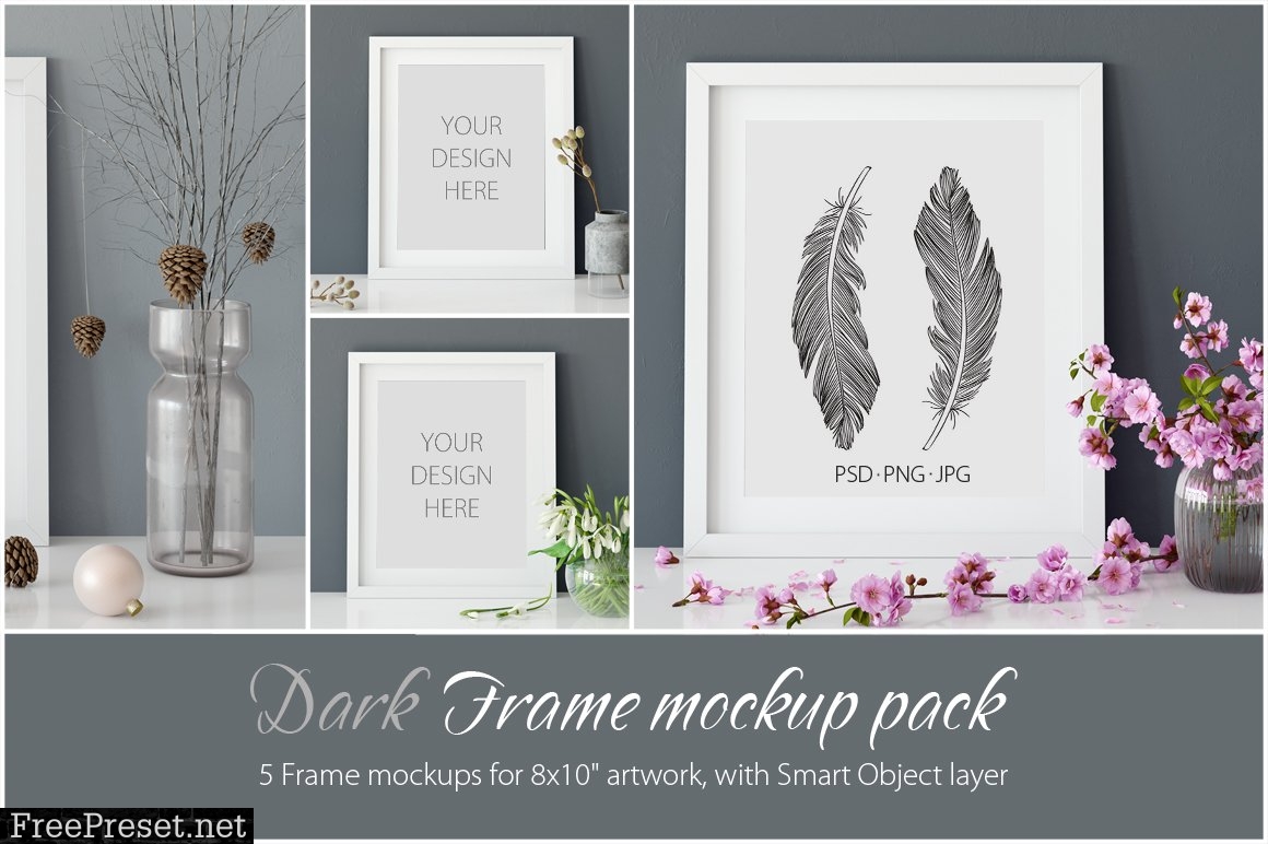 Frames Mockup 8x10 - PACK 1472942