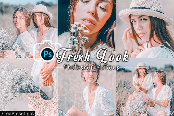 Fresh look Effects Photoshop Actions