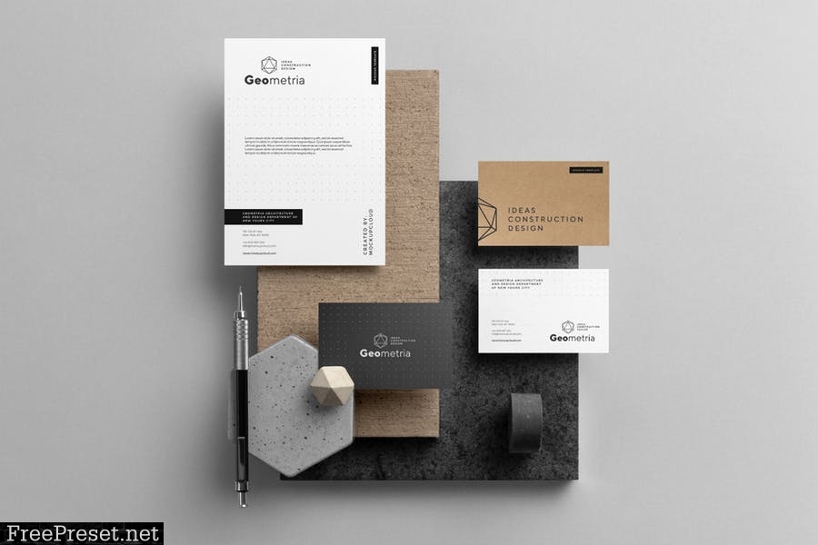 Geometria Branding Mockup Vol. 1