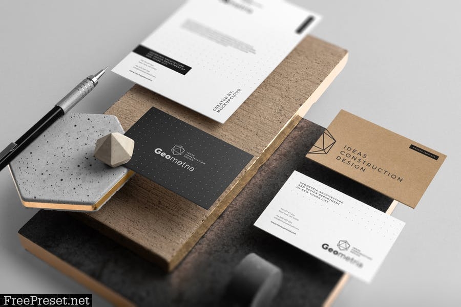 Geometria Branding Mockup Vol. 1