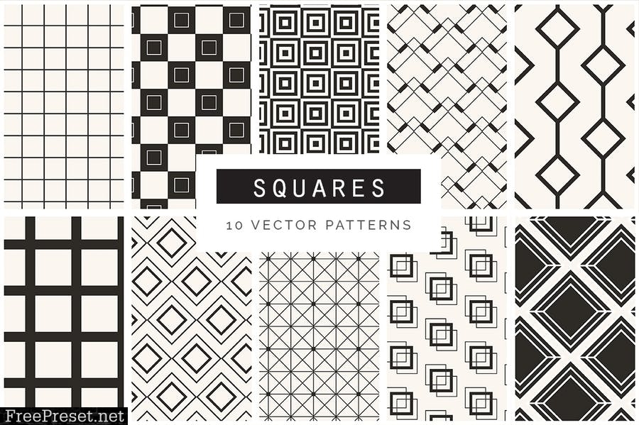 Geometric Seamless Patterns Bundle P5QM7K