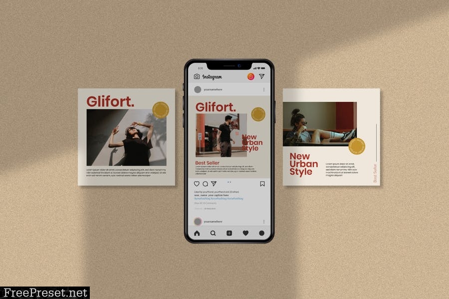 Gilfort Instagram Template Vol.2 TAQ54C6