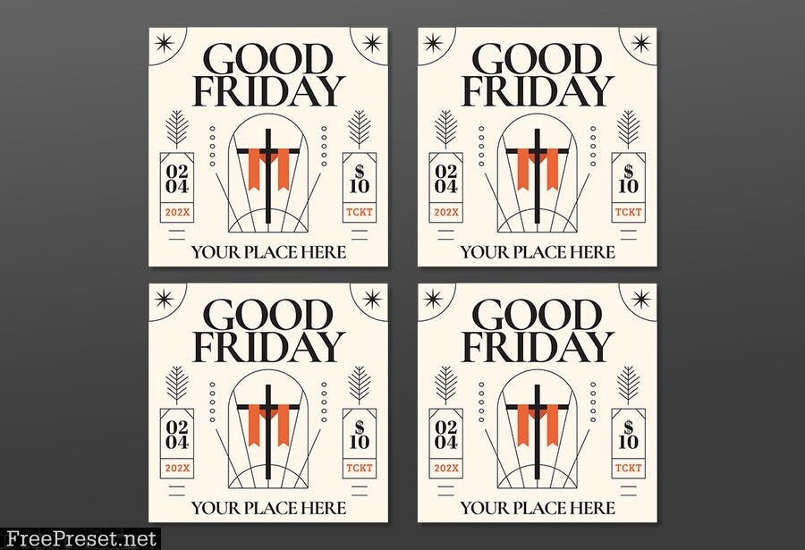 Good Friday Event Instagram Post JGVEYPY