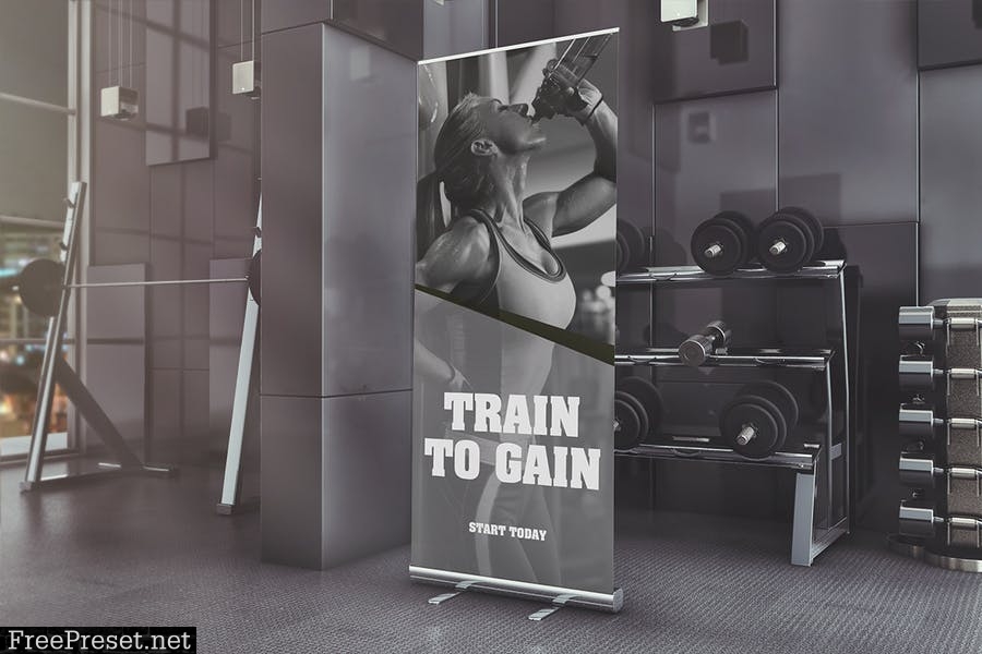 Gym Advertising Mockup