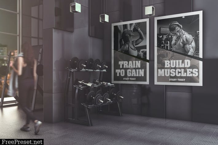 Gym Advertising Mockup