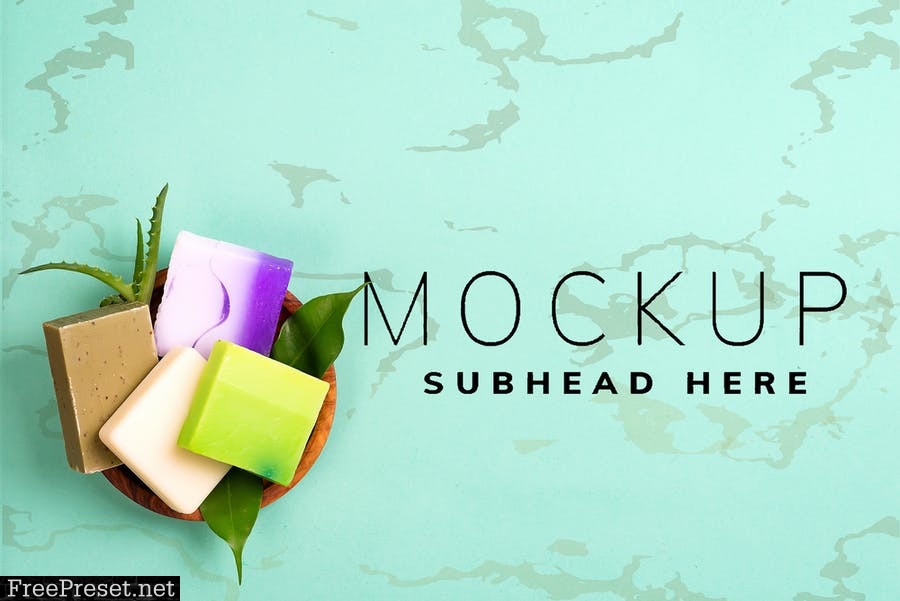 Handmade Soap Bar Mockup Bundle