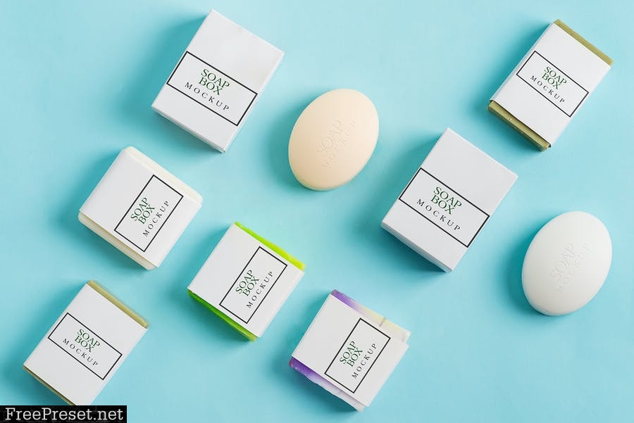 Handmade Soap Bar Mockup Bundle