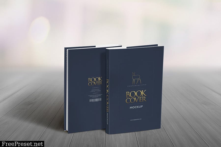 Hard Book Mockups  AGR68X