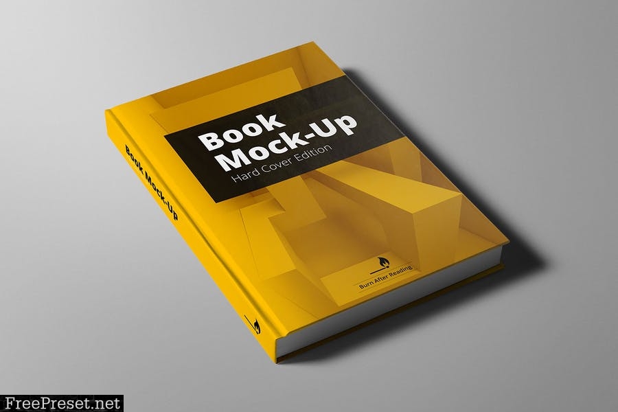 Hard Cover Book Mockup