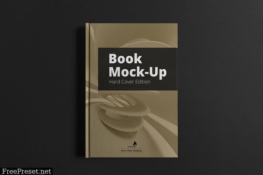 Hard Cover Book Mockup