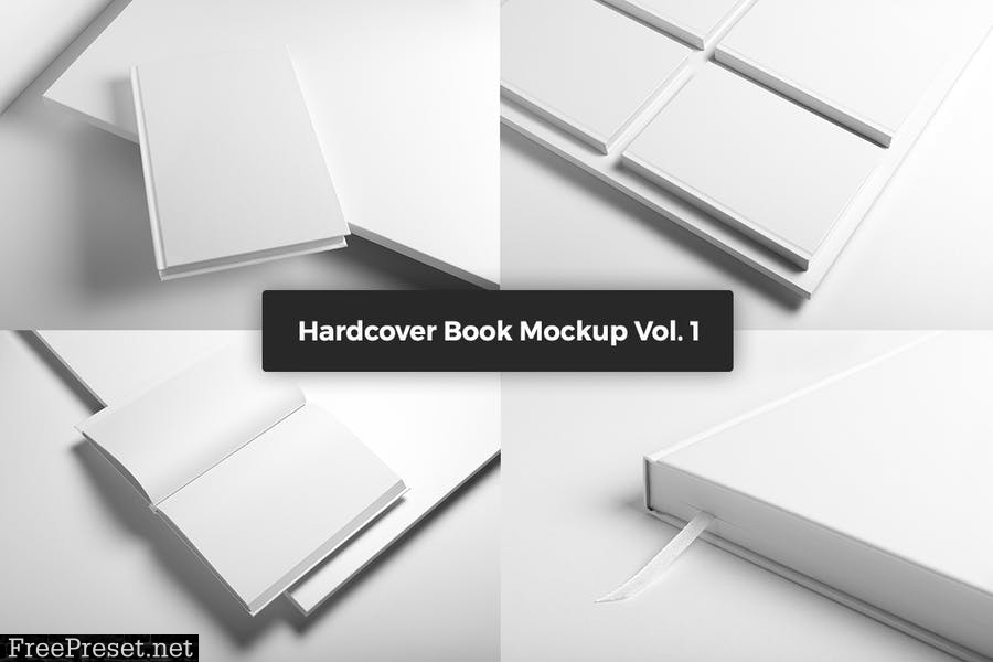 Hardcover Book Mockup Vol. 1