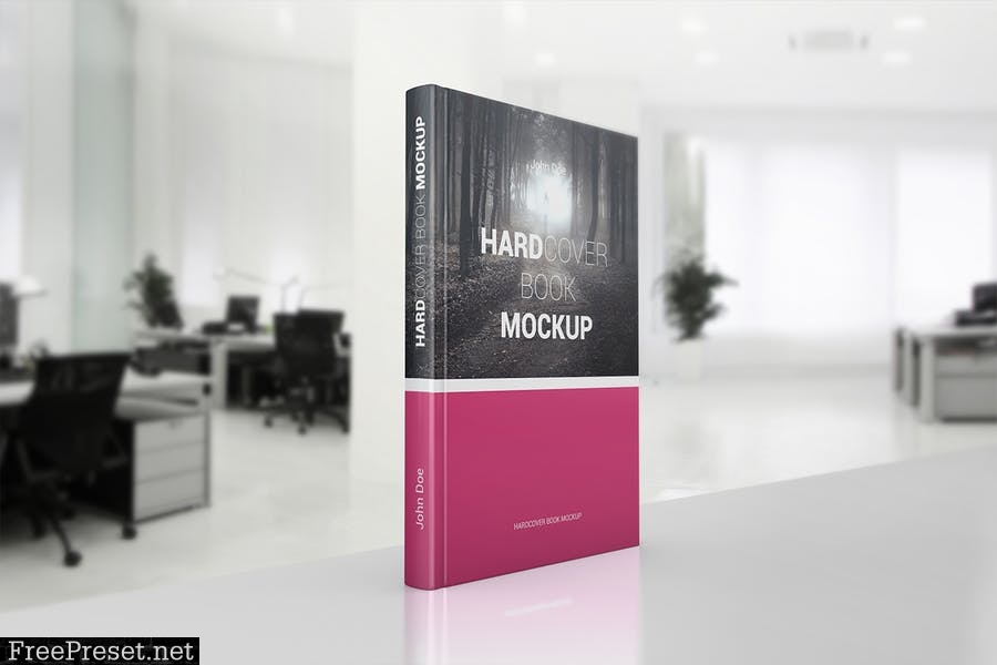 Hardcover Book Mockups PDP9F3