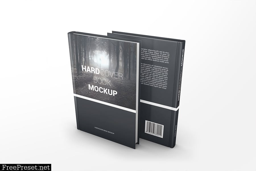 Hardcover Book Mockups PDP9F3