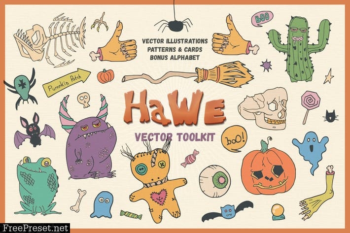 HaWe: Halloween Vector Toolkit ENPNPH