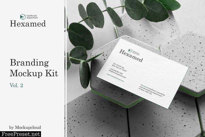 Hexamed Branding Mockup