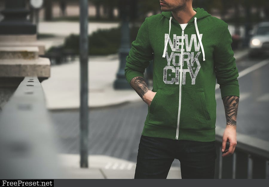 Hoodie Mock-Up / Urban Edition