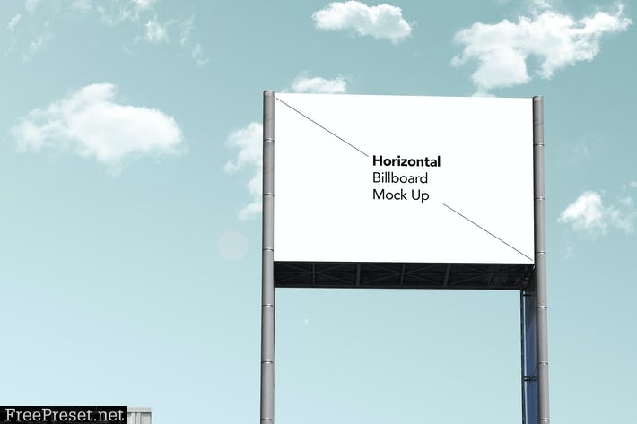 Horizontal Billboard Mock Up