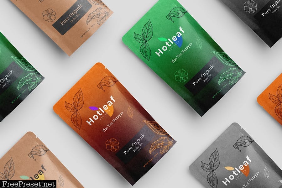 Hotleaf – Teahouse Branding Mockups Vol 1