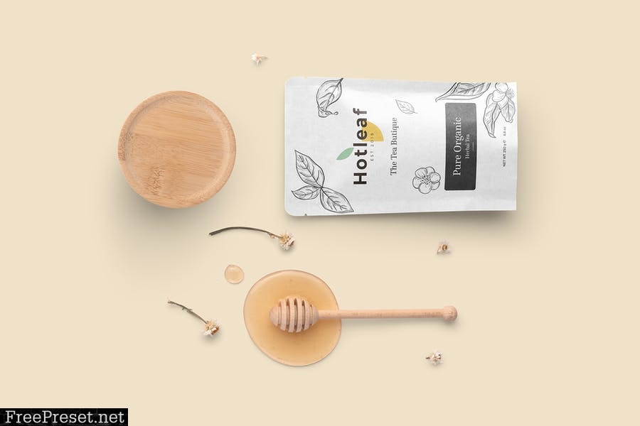 Hotleaf – Teahouse Branding Mockups Vol 2