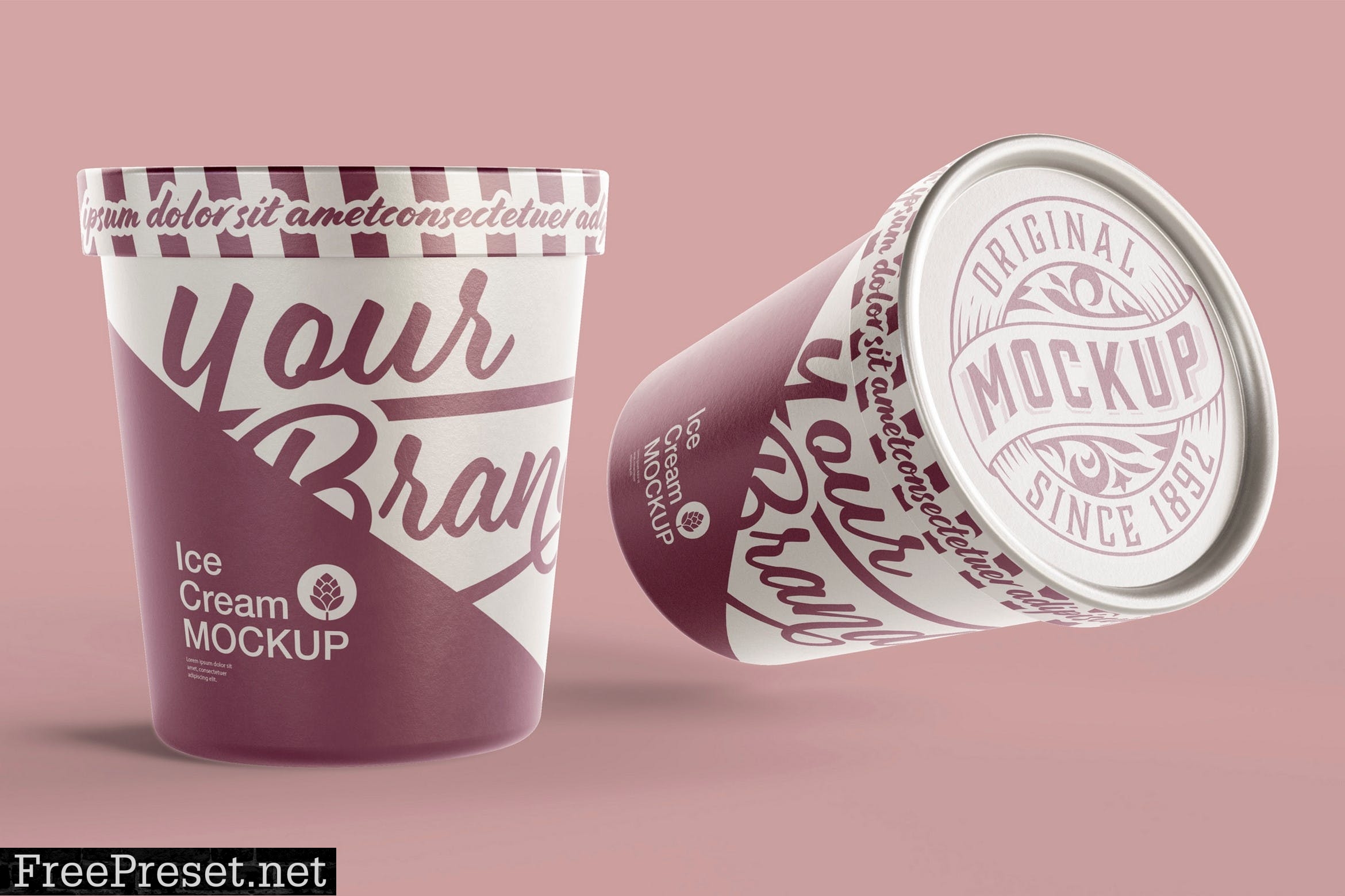 Download Ice Cream Cup Mockup L5x662l